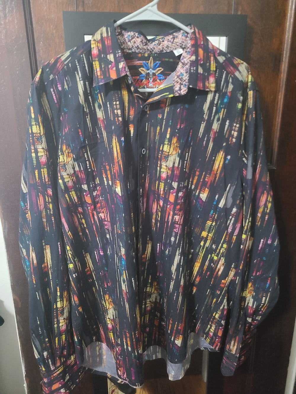 Robert Graham Jack Dripper Like Multi Design Shirt XL